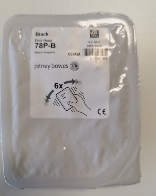 Pitney Bowes Druckkopf | Connect+ / SendPro P | black | 78P-B